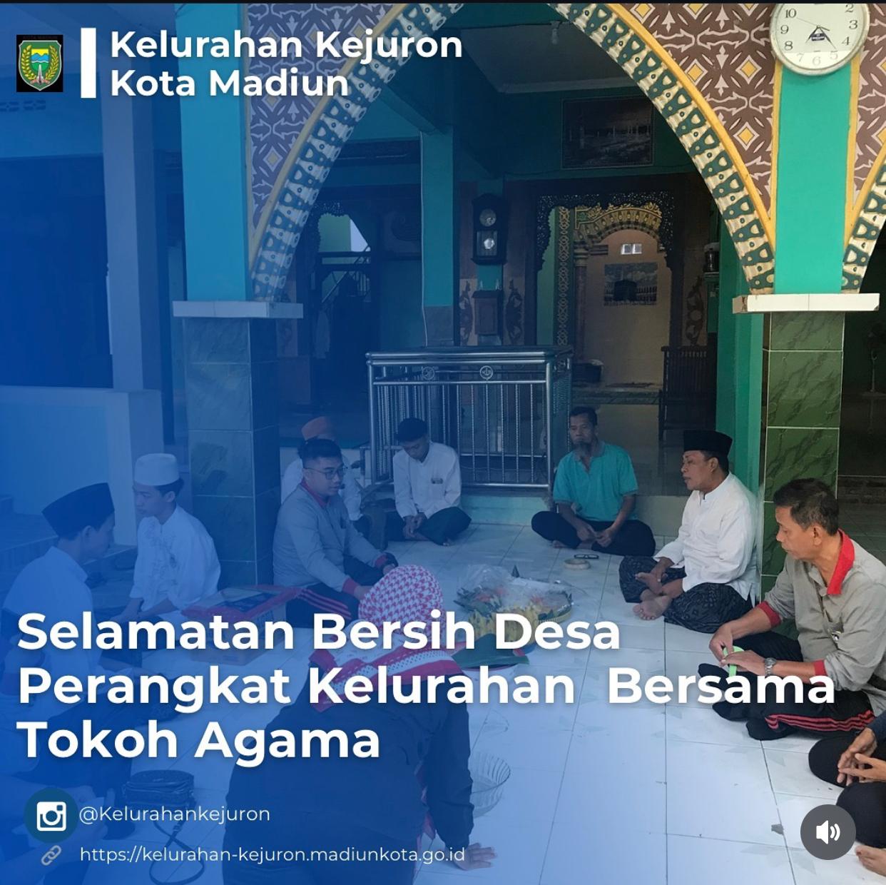 Selamatan Bersih Desa Perangkat Kelurahan Bersama Tokoh Agama