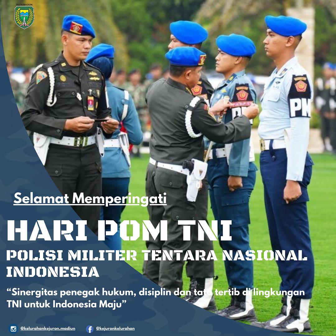 Selamat Memperingati Hari POM TNI