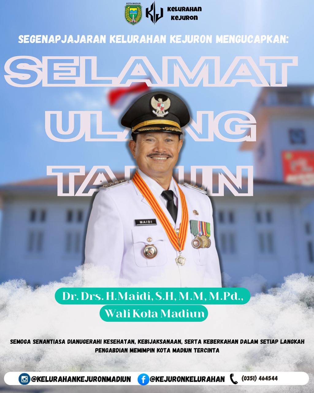 Selamat Ulang Tahun Bapak Walikota Madiun