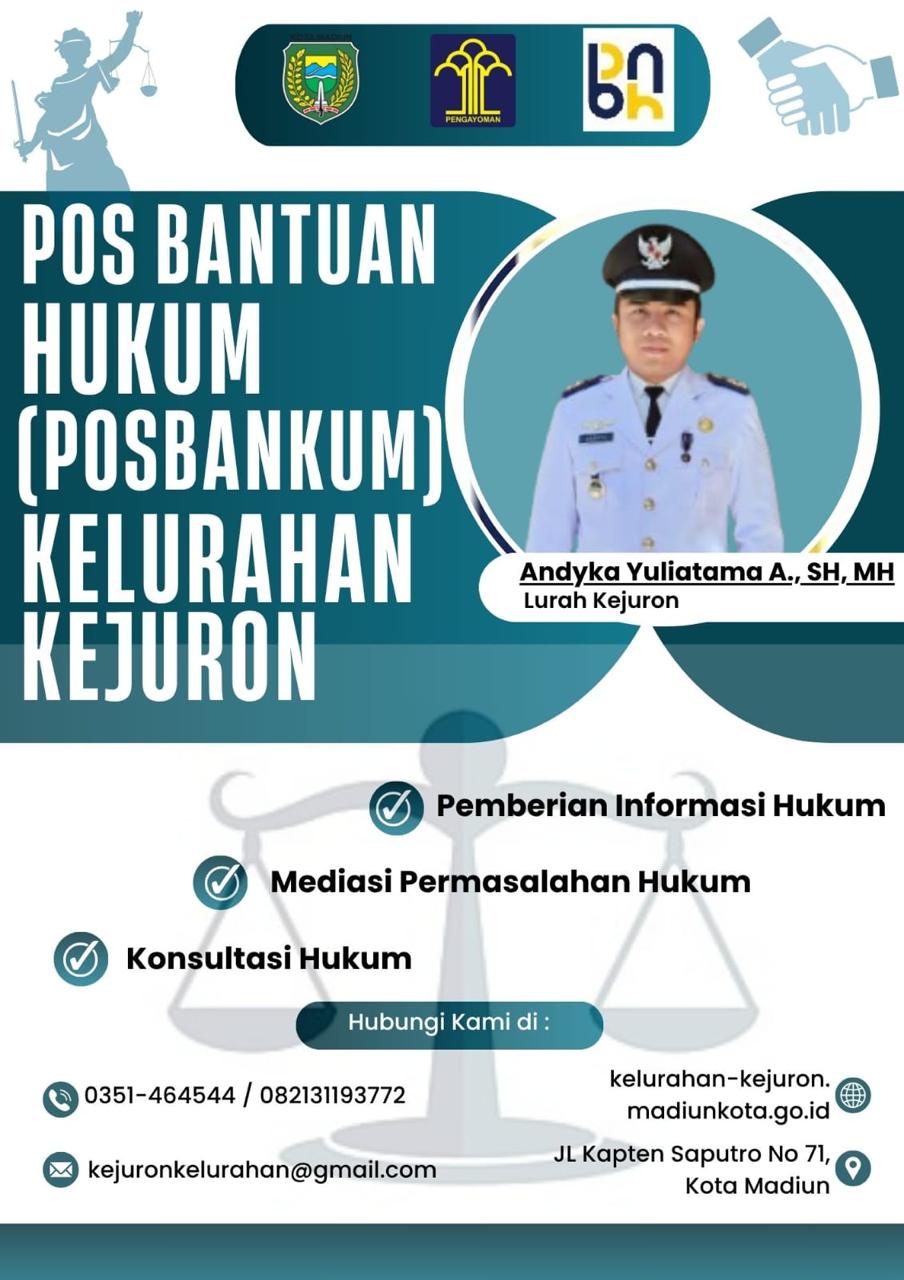 POS BANTUAN HUKUM (POSBANKUM) KELURAHAN KEJURON