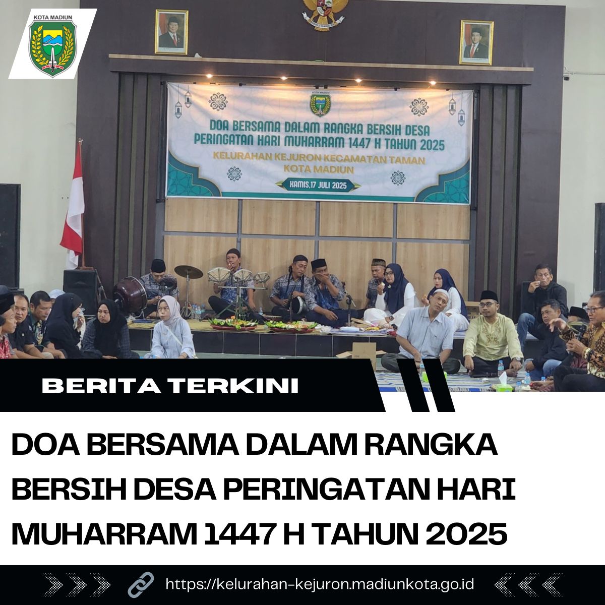 DOA BERSAMA DALAM RANGKA BERSIH DESA PERINGATAN HARI MUHARRAM 1447 H