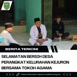 SELAMATAN BERSIH DESA PERANGKAT KELURAHAN KEJURON BERSAMA TOKOH AGAMA