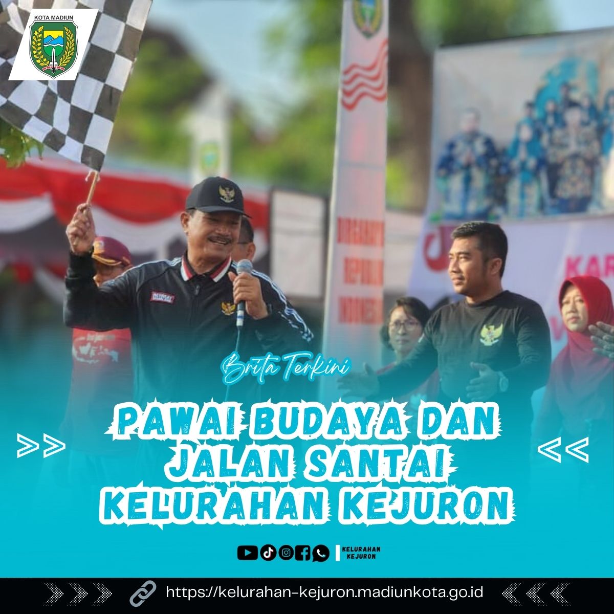 PAWAI BUDAYA DAN JALAN SANTAI KELURAHAN KEJURON